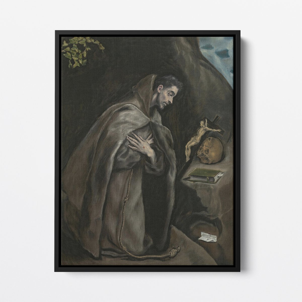 Saint Francis Kneeling in Meditation | El Greco | Ave Legato Art Prints