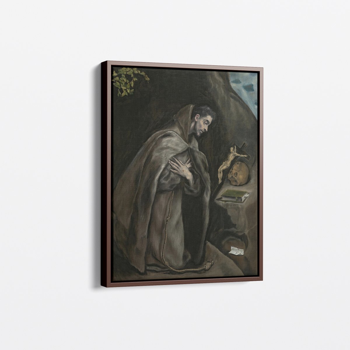 Saint Francis Kneeling in Meditation | El Greco | Ave Legato Art Prints