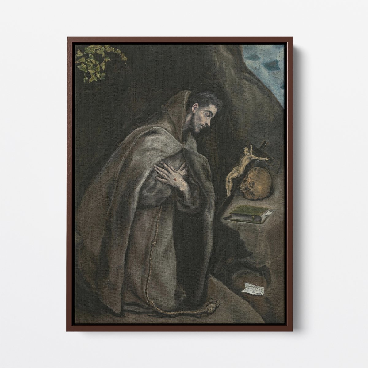 Saint Francis Kneeling in Meditation | El Greco | Ave Legato Art Prints