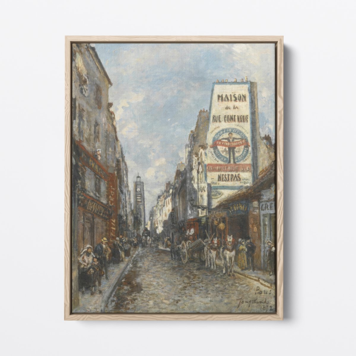 Saint - Jacques, Paris | Johan Jongkind | Ave Legato Art Prints