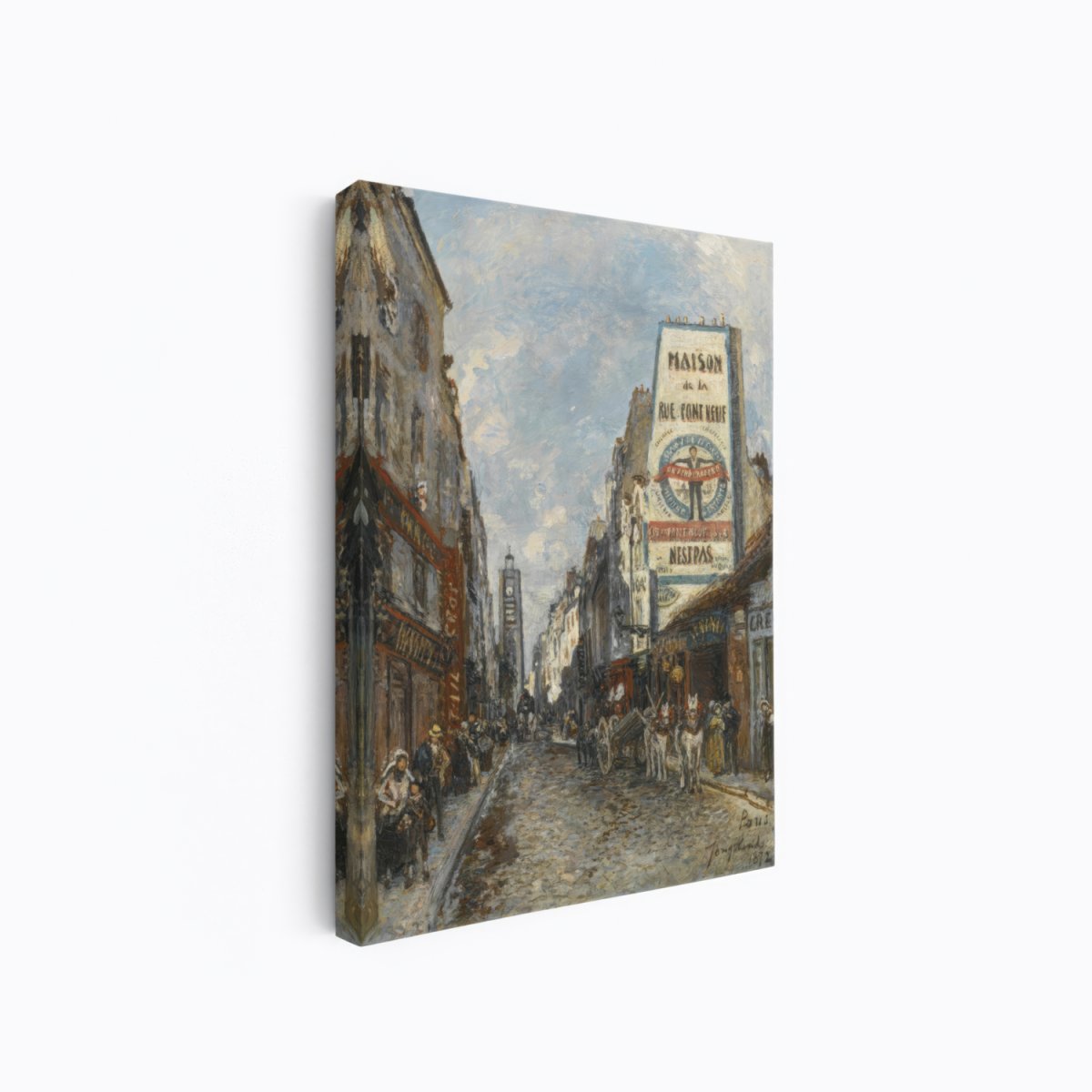 Saint - Jacques, Paris | Johan Jongkind | Ave Legato Art Prints