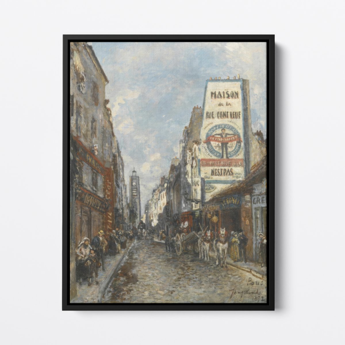 Saint - Jacques, Paris | Johan Jongkind | Ave Legato Art Prints