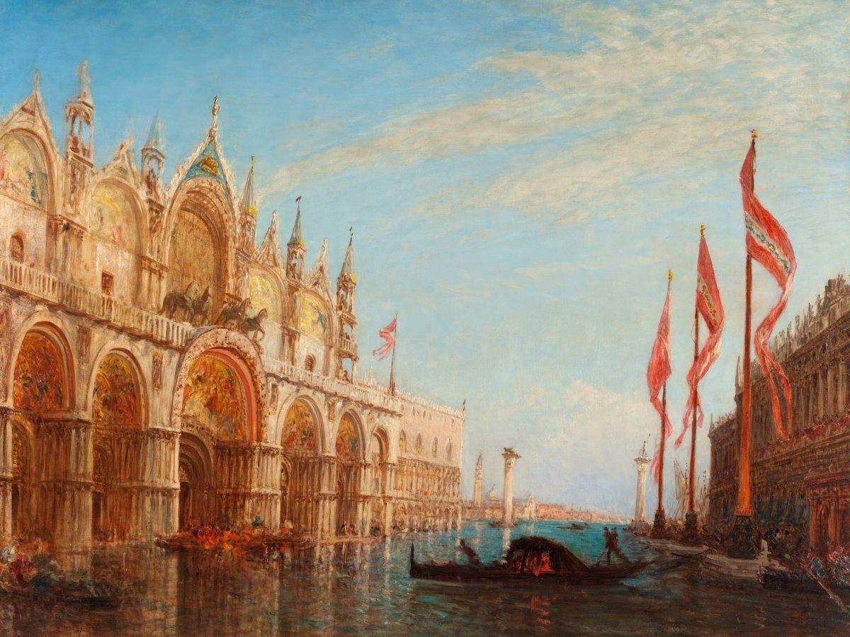 Saint Mark's Square, Flooded | Félix Ziem | Ave Legato Art Prints