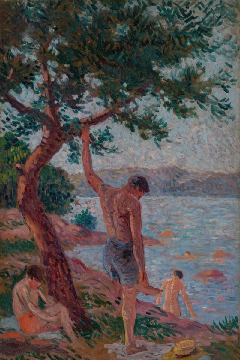 Saint - Tropez, Baigneurs | Maximilien Luce | Ave Legato Art Prints