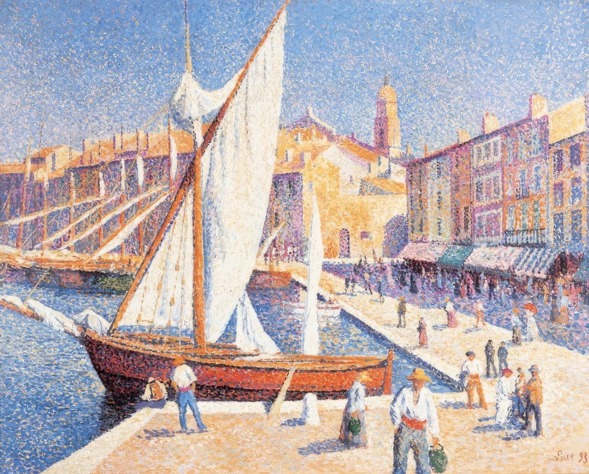 Saint Tropez, French Village | Maximilien Luce | Ave Legato Art Prints