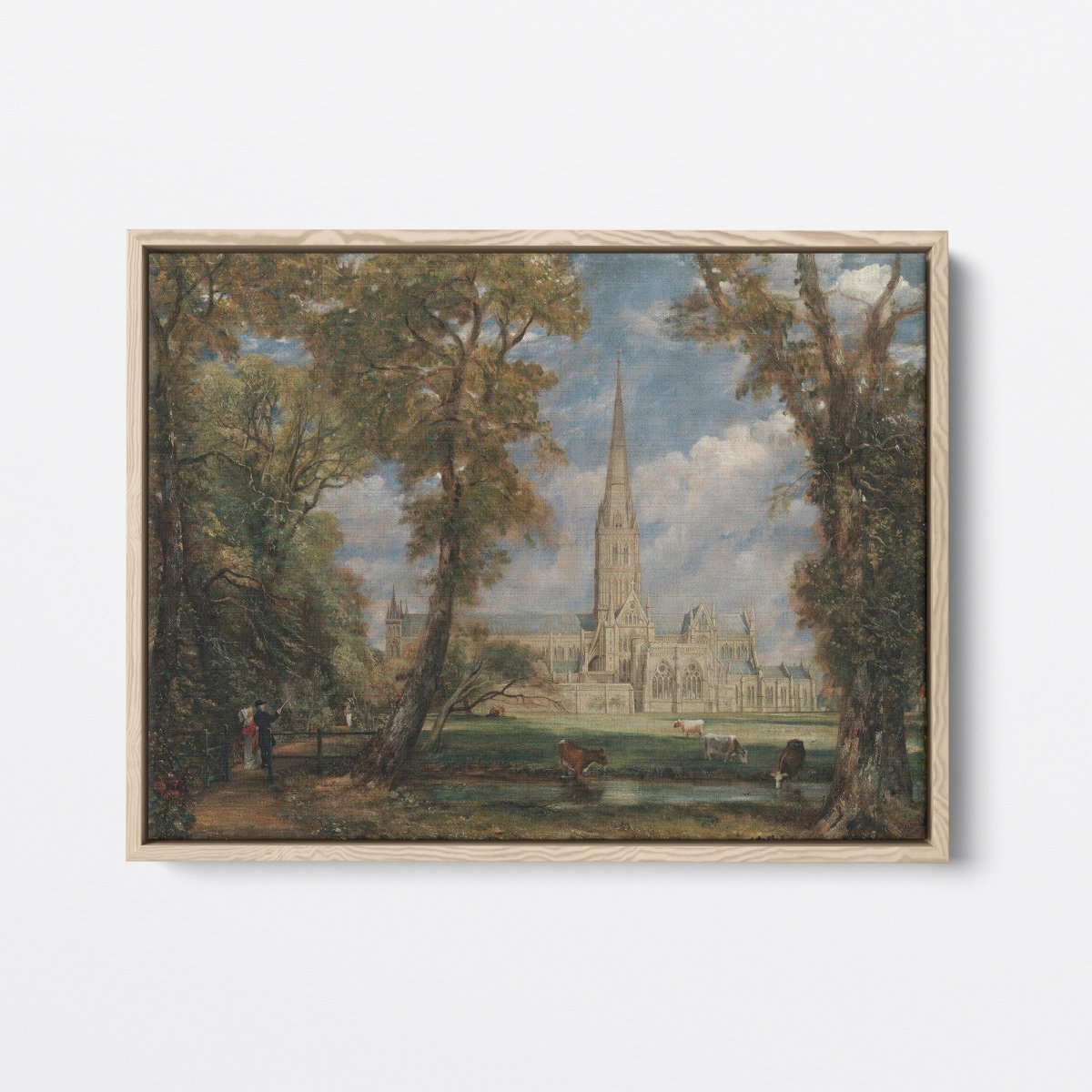 Salisbury Cathedral from the Bishop's Grounds | John Constable | Ave Legato Art Prints