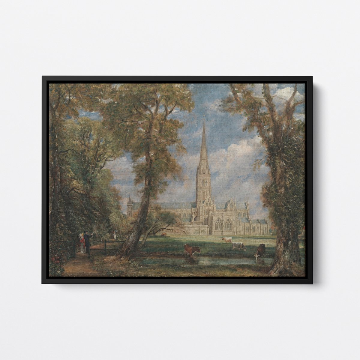 Salisbury Cathedral from the Bishop's Grounds | John Constable | Ave Legato Art Prints