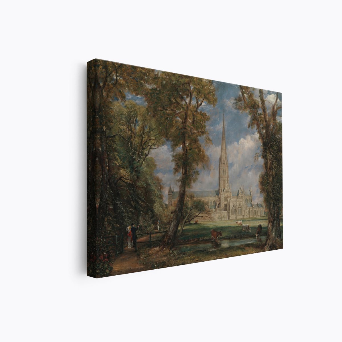 Salisbury Cathedral from the Bishop's Grounds | John Constable | Ave Legato Art Prints