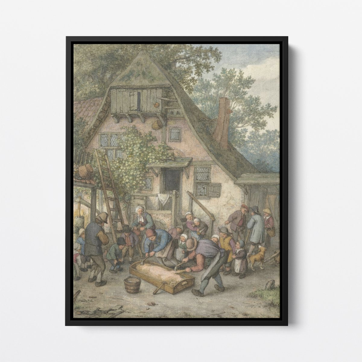 Scalding the Hog | Adriaen van Ostade | Ave Legato Art Prints