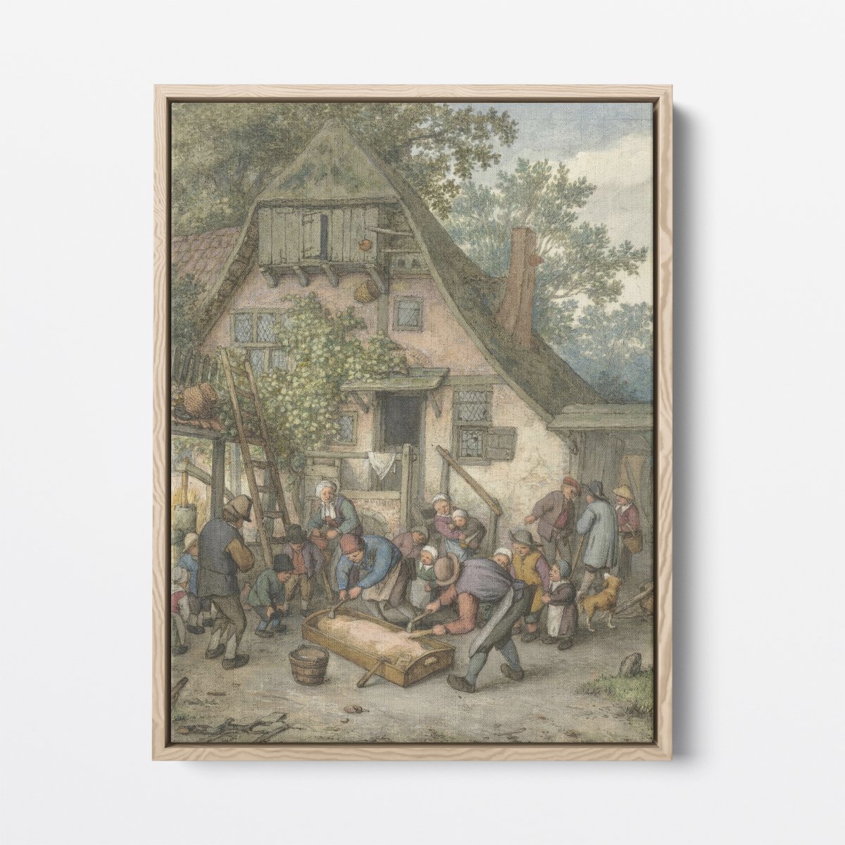 Scalding the Hog | Adriaen van Ostade | Ave Legato Art Prints