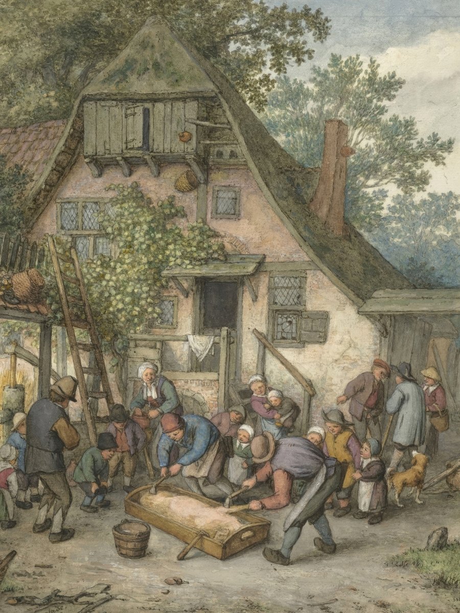 Scalding the Hog | Adriaen van Ostade | Ave Legato Art Prints