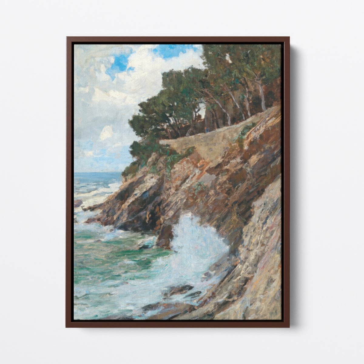 Scene on the Nervi Coast | Alfred Zoff | Ave Legato Art Prints