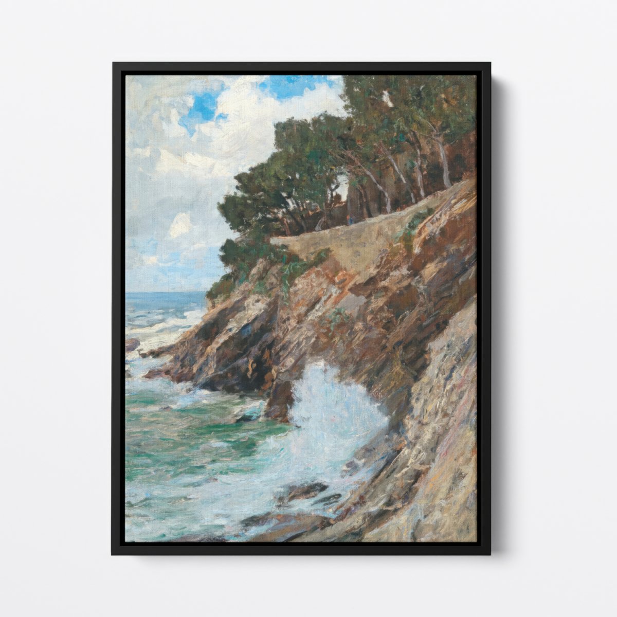 Scene on the Nervi Coast | Alfred Zoff | Ave Legato Art Prints