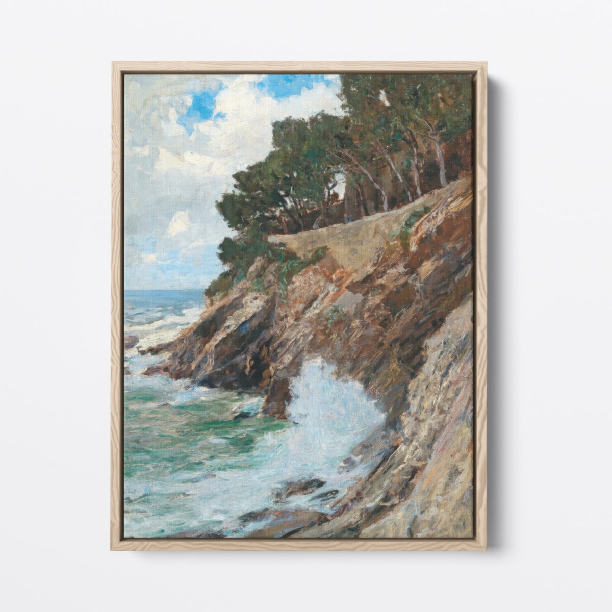 Scene on the Nervi Coast | Alfred Zoff | Ave Legato Art Prints