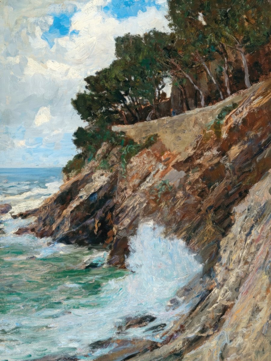 Scene on the Nervi Coast | Alfred Zoff | Ave Legato Art Prints