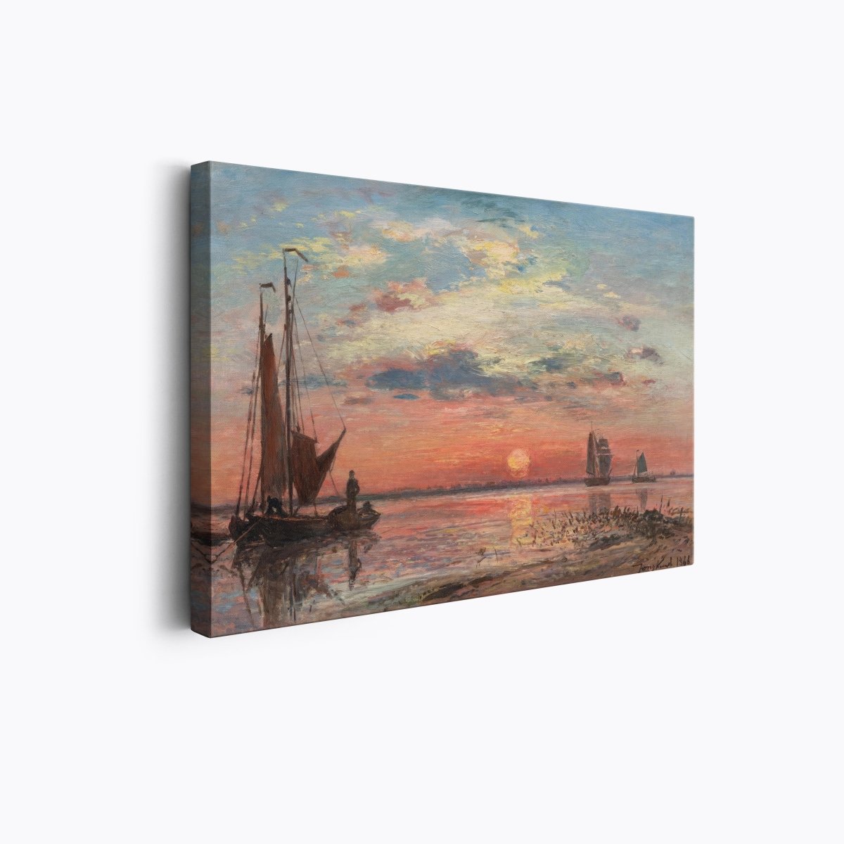 Scheldt Near Antwerp, Sunset | Johan Jongkind | Ave Legato Art Prints