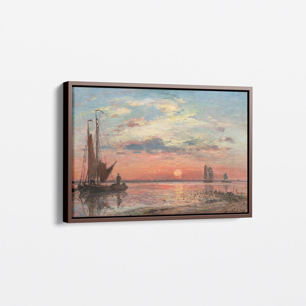 Scheldt Near Antwerp, Sunset | Johan Jongkind | Ave Legato Art Prints