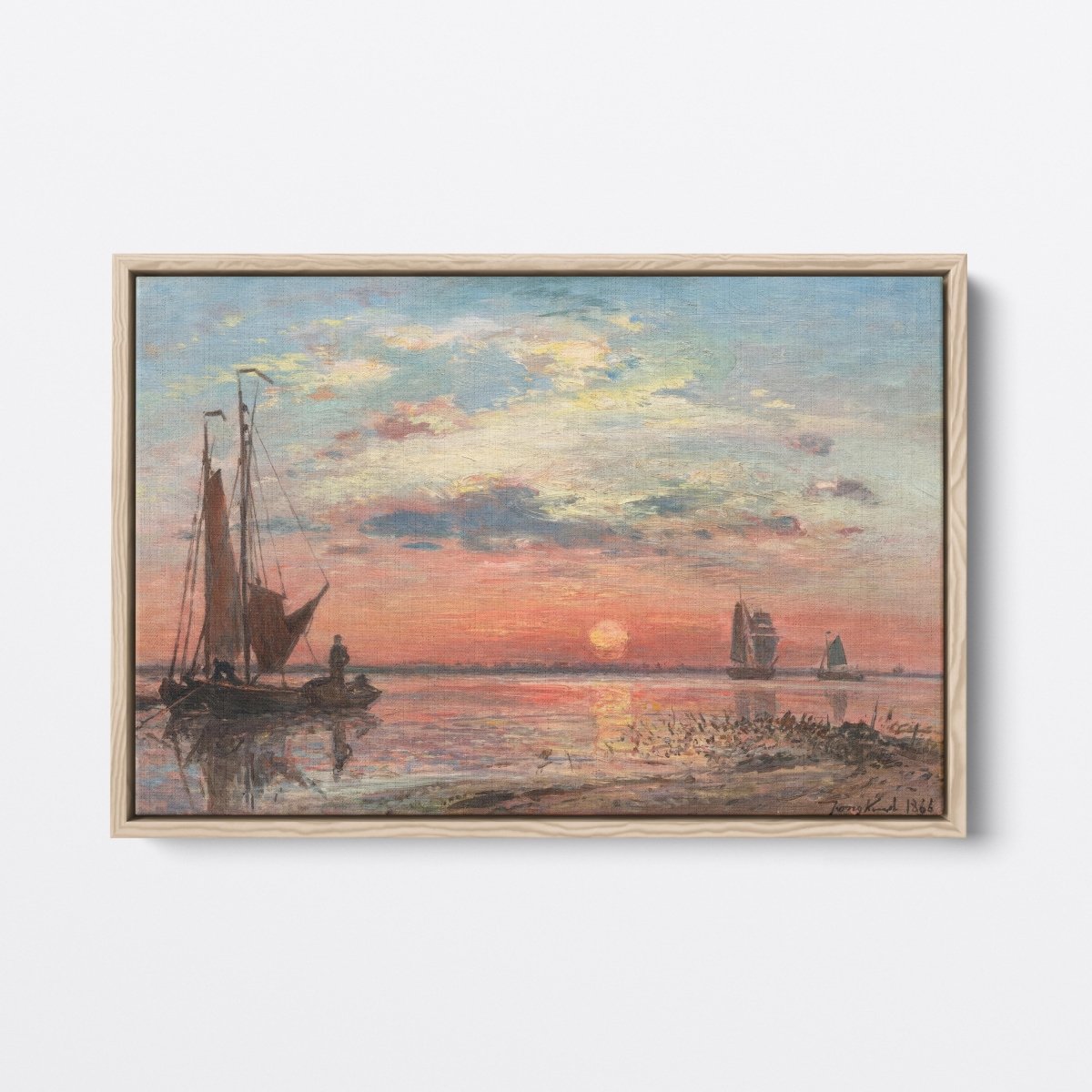 Scheldt Near Antwerp, Sunset | Johan Jongkind | Ave Legato Art Prints