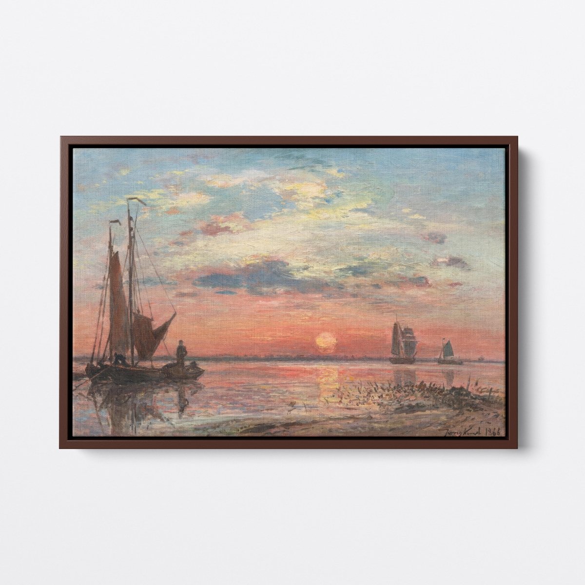 Scheldt Near Antwerp, Sunset | Johan Jongkind | Ave Legato Art Prints