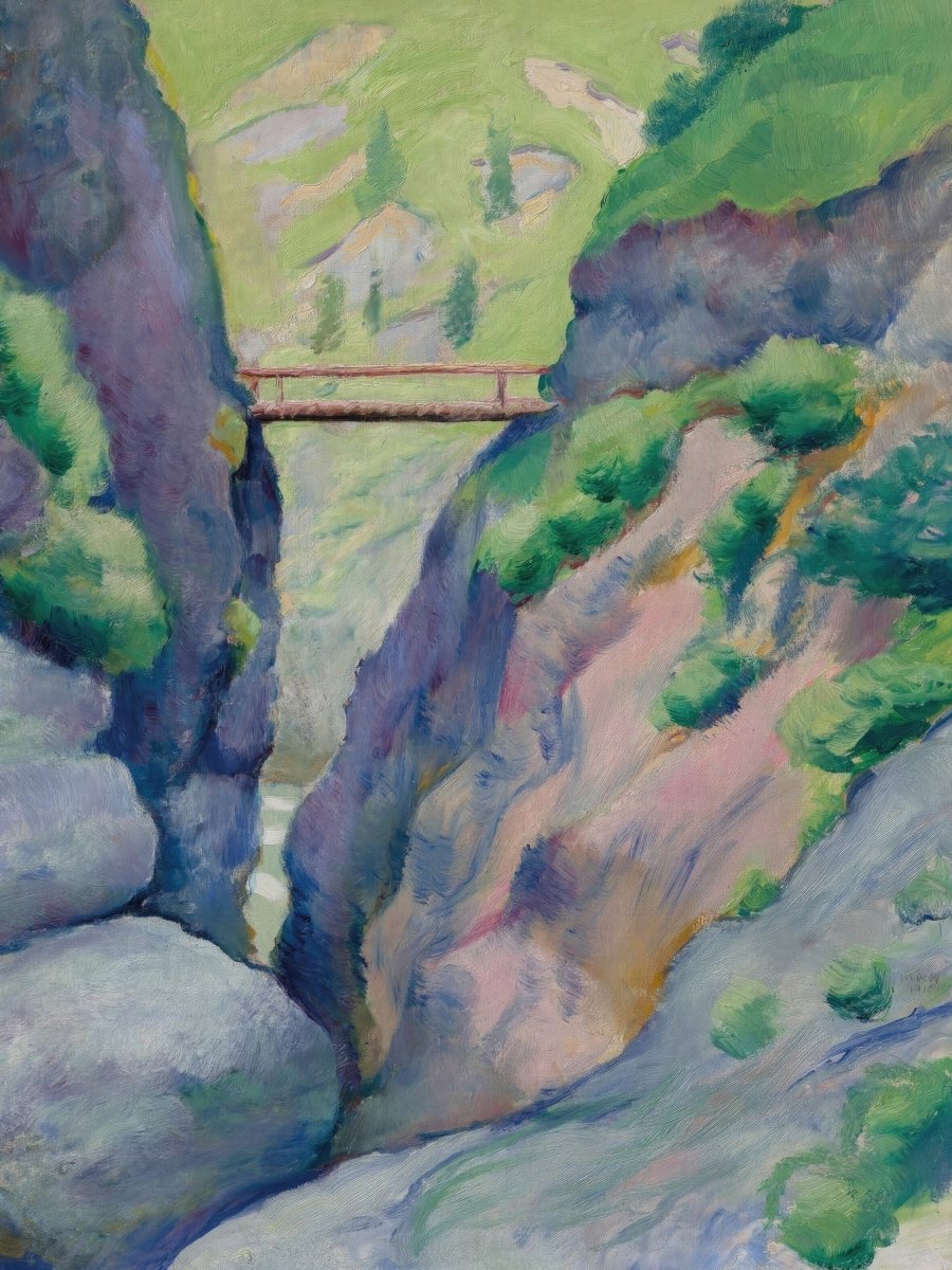 Schlucht in Tegernsee | August Macke | Ave Legato Art Prints