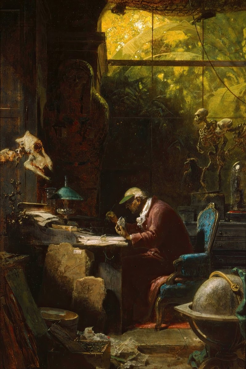 Scholar of Natural Sciences | Carl Spitzweg | Ave Legato Art Prints