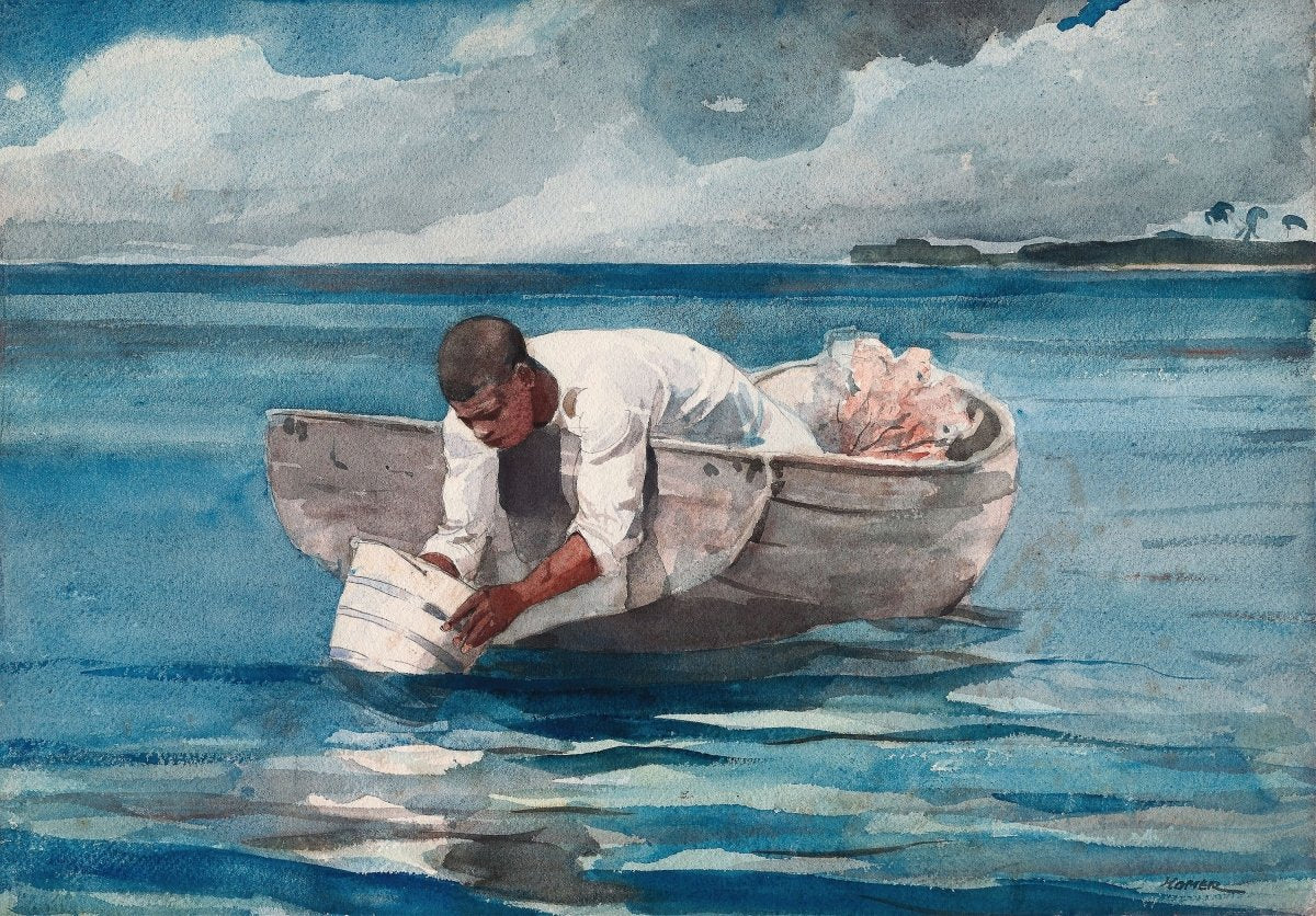 Searching for Shells | Winslow Homer | Ave Legato Art Prints