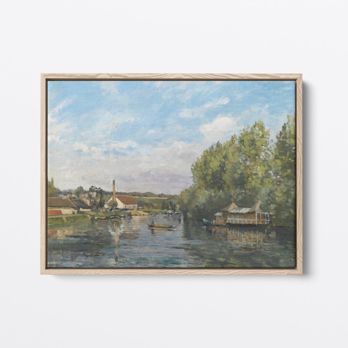 Seine at Port Marly | Camille Pissarro | Ave Legato Art Prints