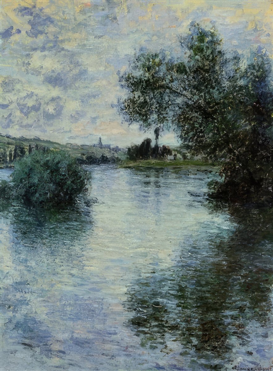 Seine at Vetheuil | Claude Monet | Ave Legato Art Prints