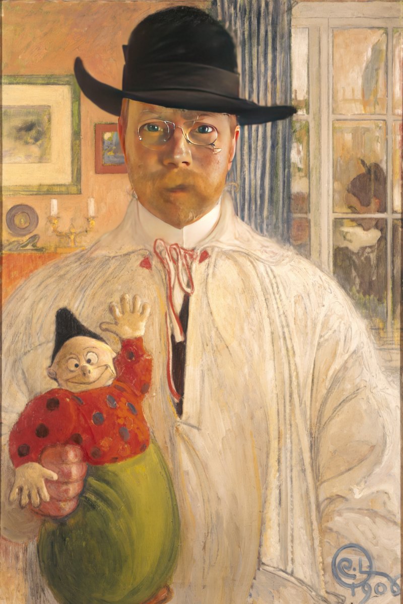 Self - Portrait (Carl Larsson) | Carl Larsson | Ave Legato Art Prints