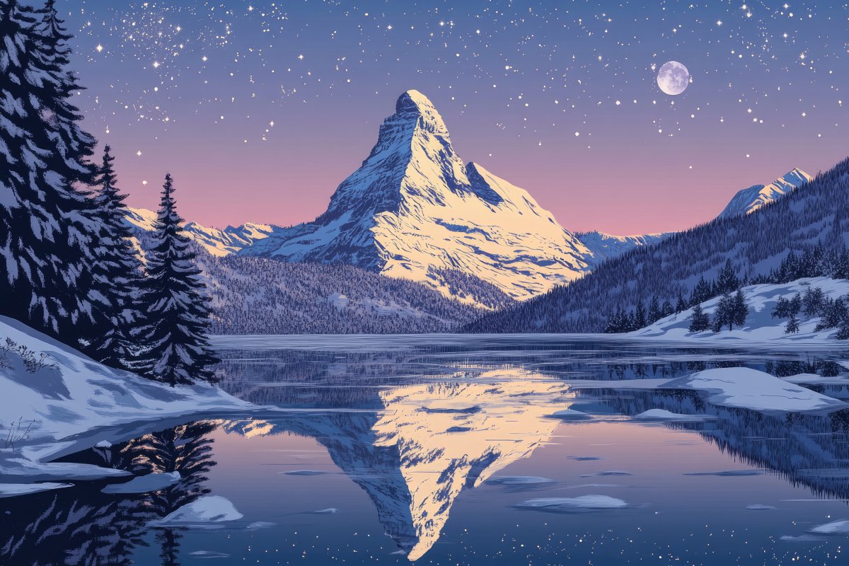 Serenity at the Matterhorn | Ave Legato | Ave Legato Art Prints