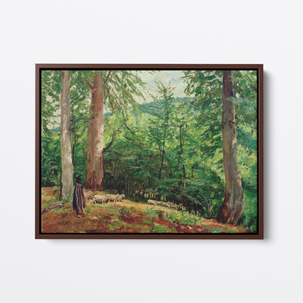 Shepard in the Forest | Philipp Franck | Ave Legato | Canvas Art Prints | Vintage Artwork