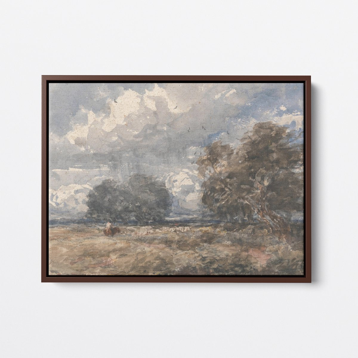 Shepherding the Flock, Windy Day | David Cox | Ave Legato Art Prints