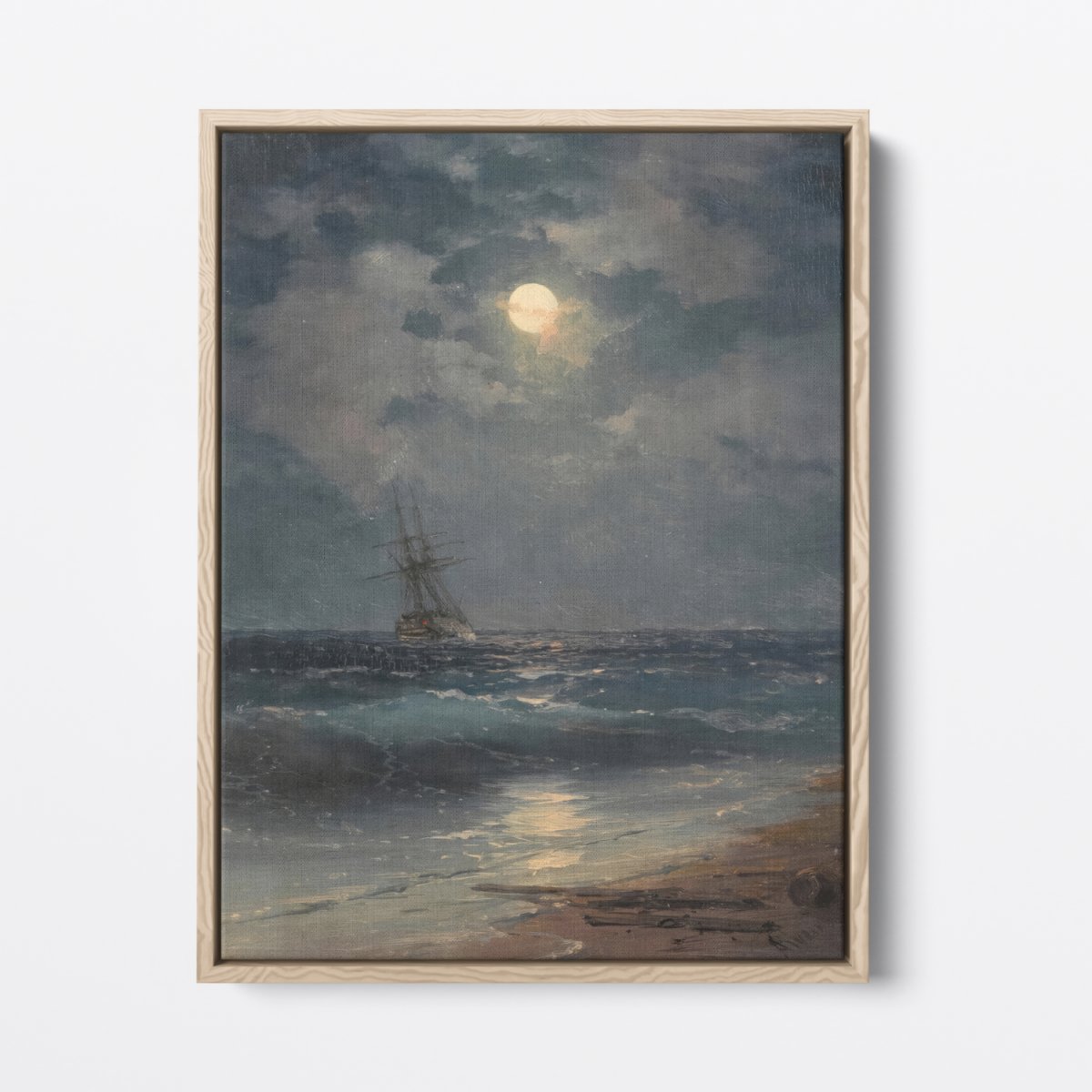 Ship by Moonlight | Ivan Aivazovsky | Ave Legato Art Prints