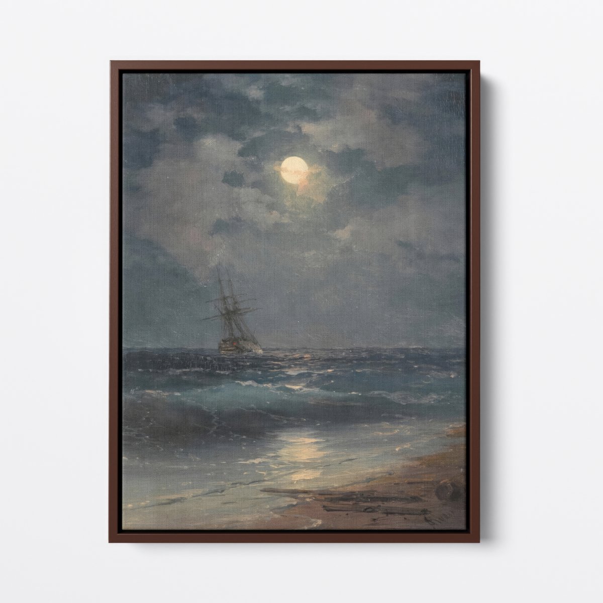 Ship by Moonlight | Ivan Aivazovsky | Ave Legato Art Prints