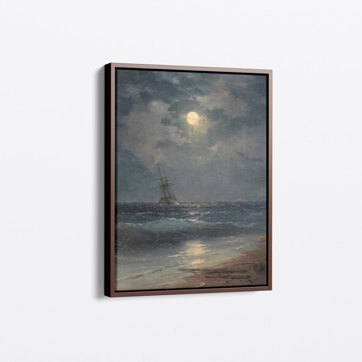 Ship by Moonlight | Ivan Aivazovsky | Ave Legato Art Prints