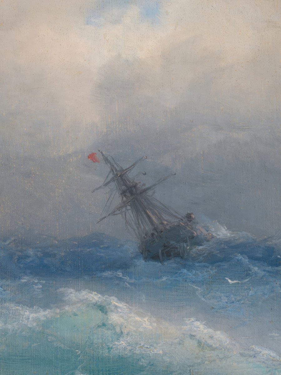 Ship in Storm | Ivan Aivazovsky | Ave Legato Art Prints