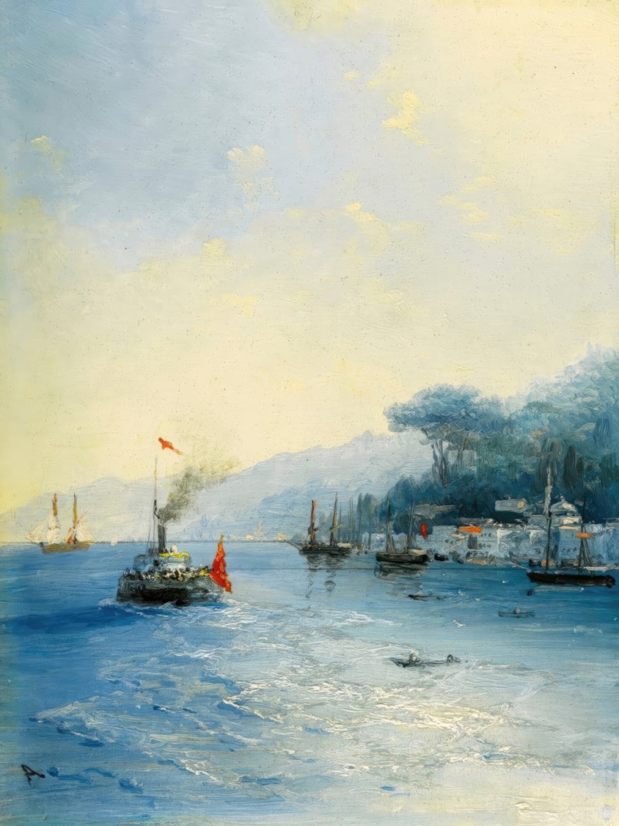 Shipping on the Bosphorus | Ivan Aivazovsky | Ave Legato Art Prints