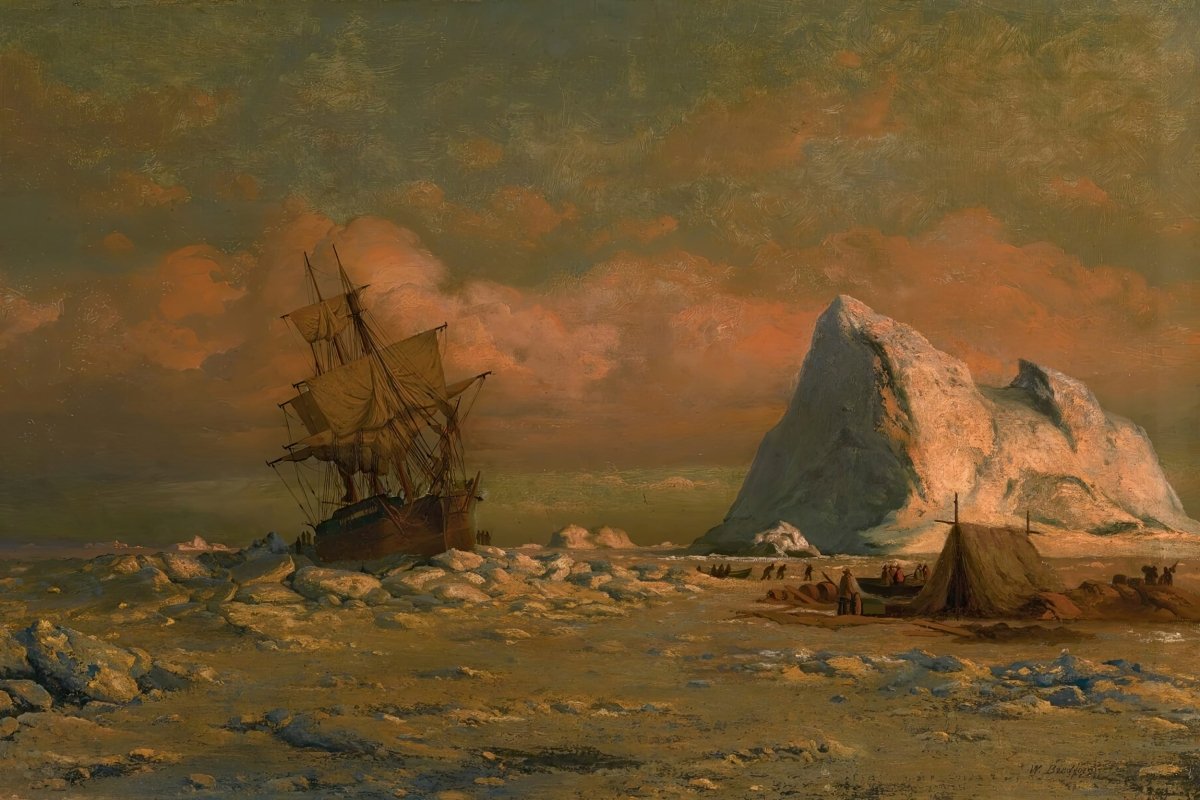 Shipping Vessel With Ice Floes | William Bradford | Ave Legato Art Prints