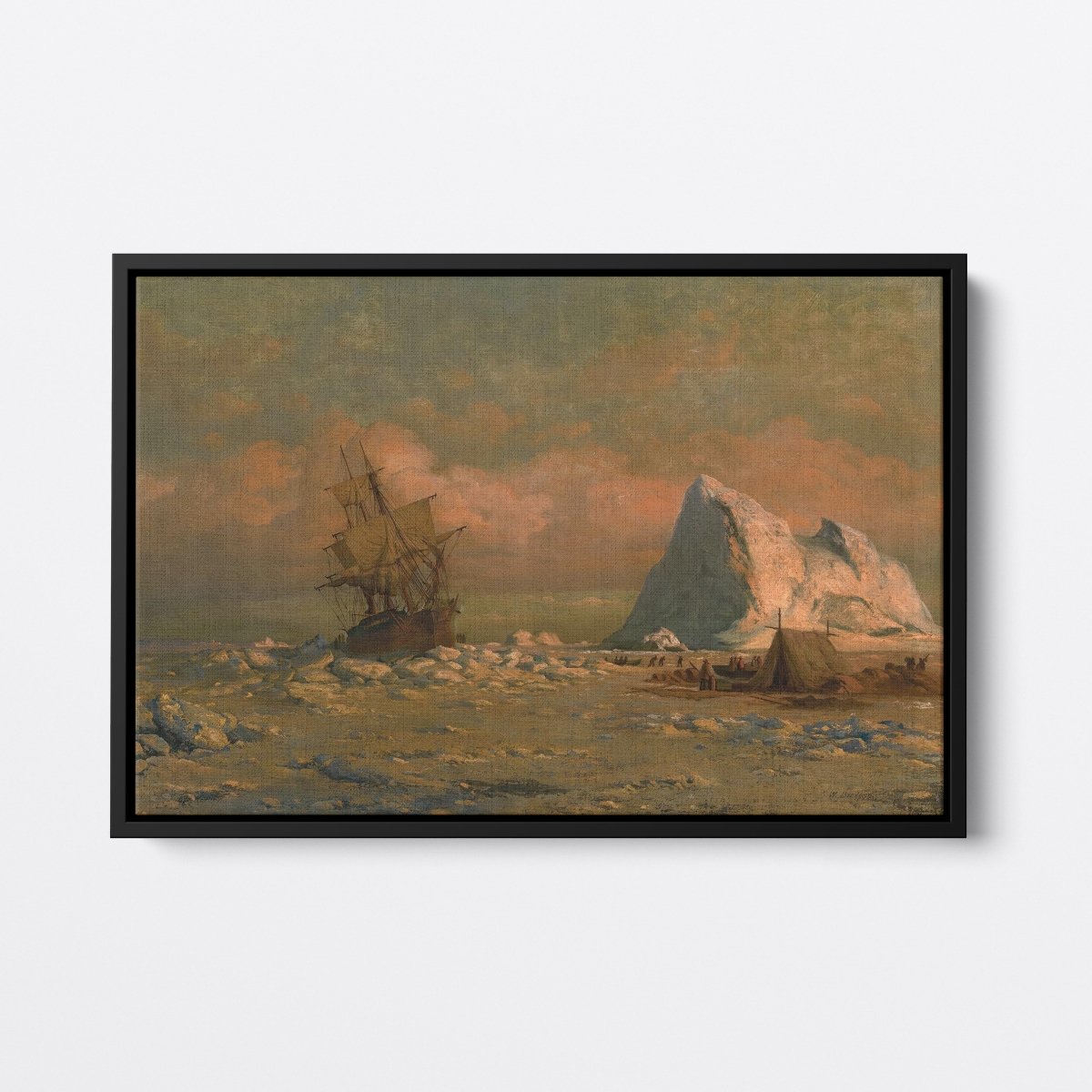 Shipping Vessel With Ice Floes | William Bradford | Ave Legato Art Prints