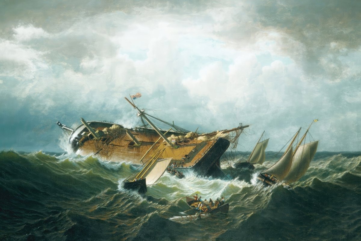 Shipwreck off Nantucket | William Bradford | Ave Legato Art Prints