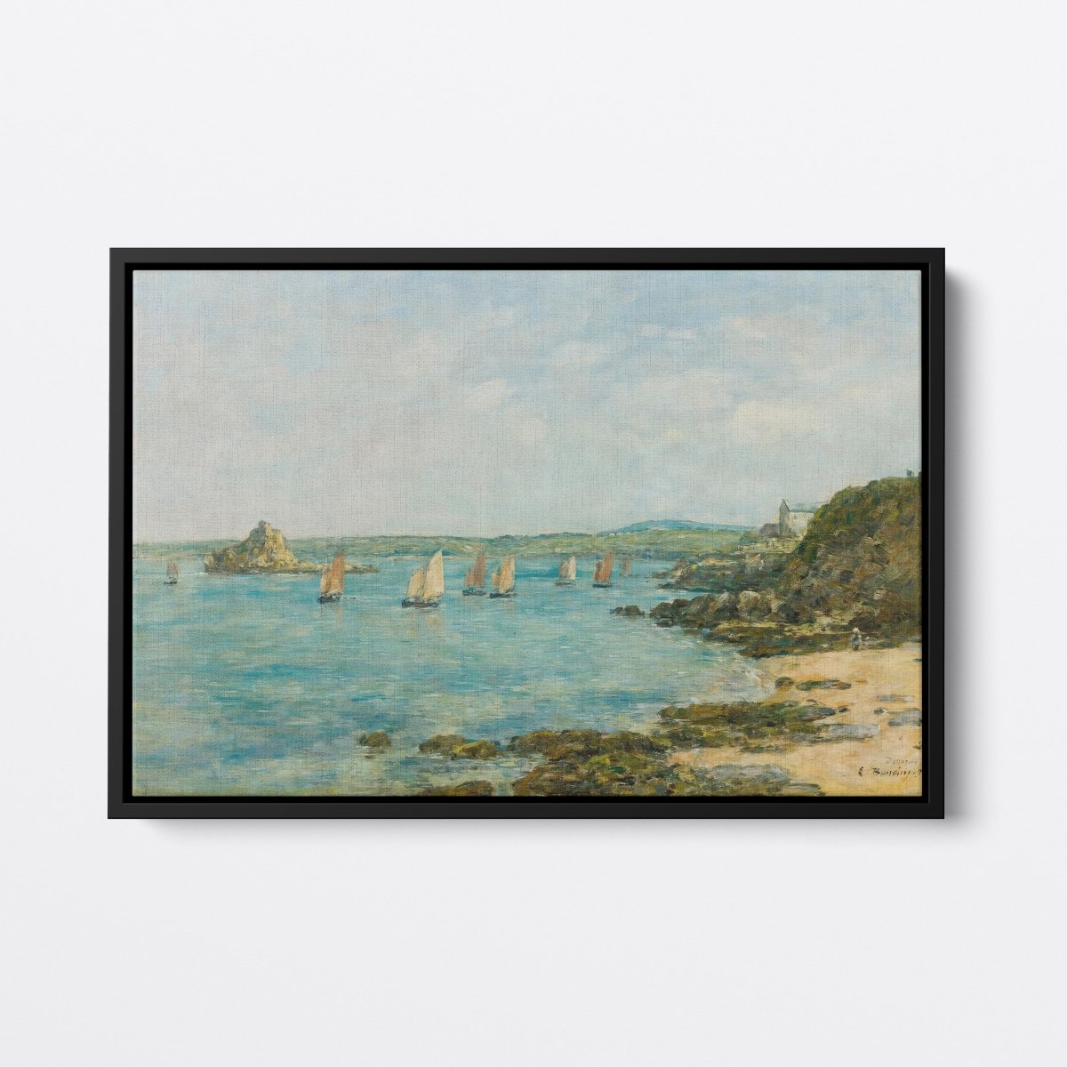 Shore of Douarnenez | Eugène Boudin | Ave Legato Art Prints