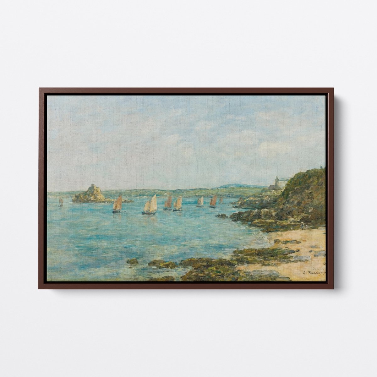 Shore of Douarnenez | Eugène Boudin | Ave Legato Art Prints