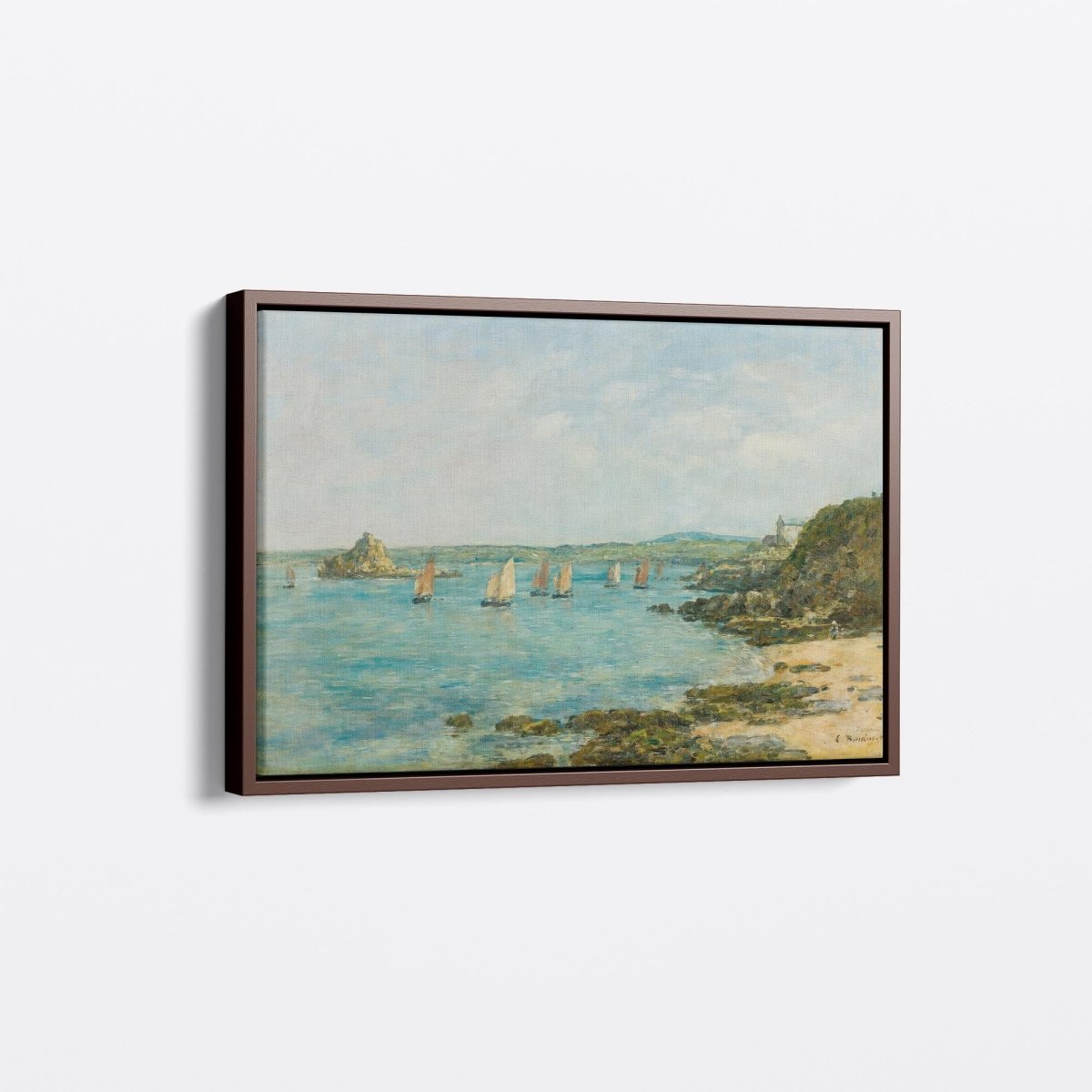 Shore of Douarnenez | Eugène Boudin | Ave Legato Art Prints