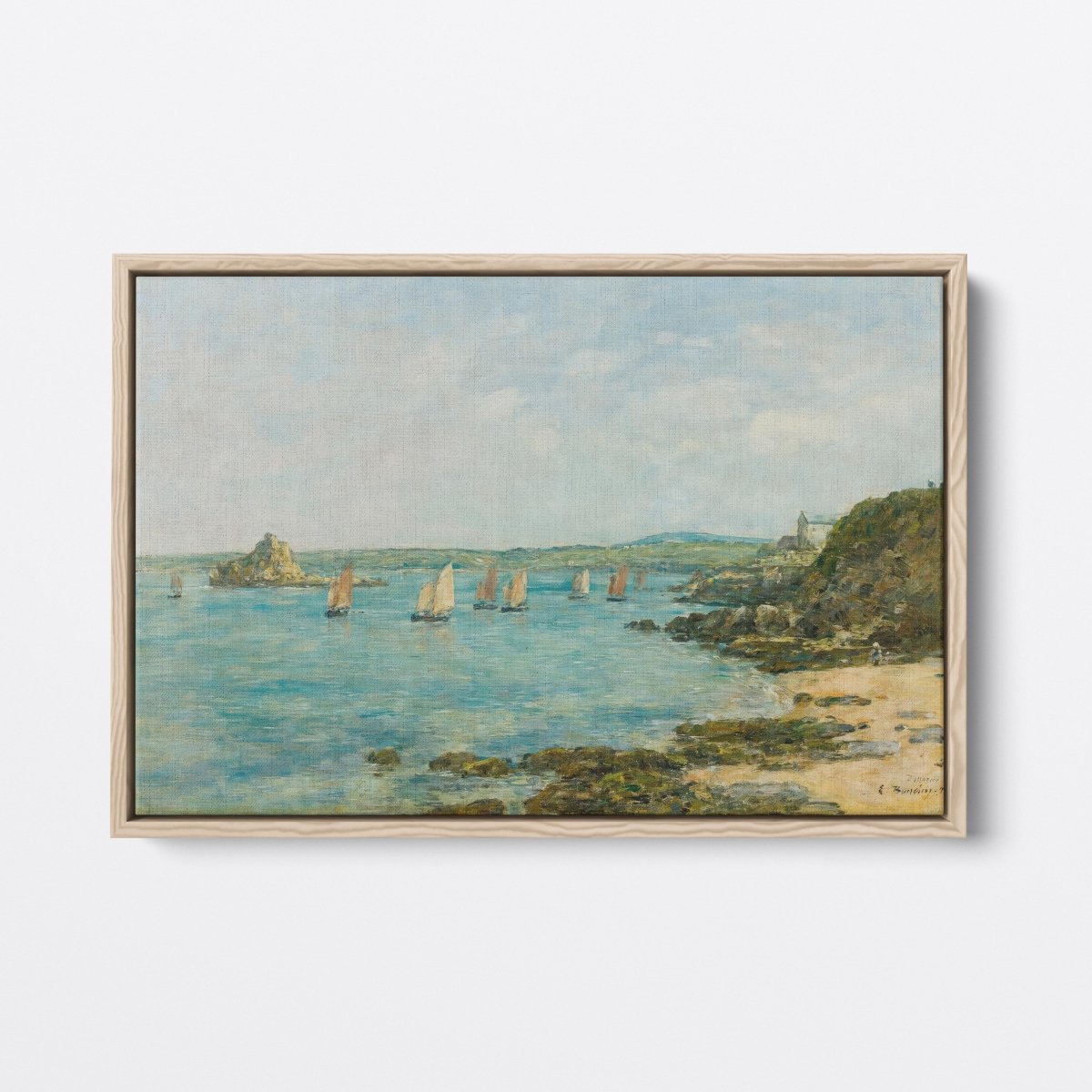 Shore of Douarnenez | Eugène Boudin | Ave Legato Art Prints