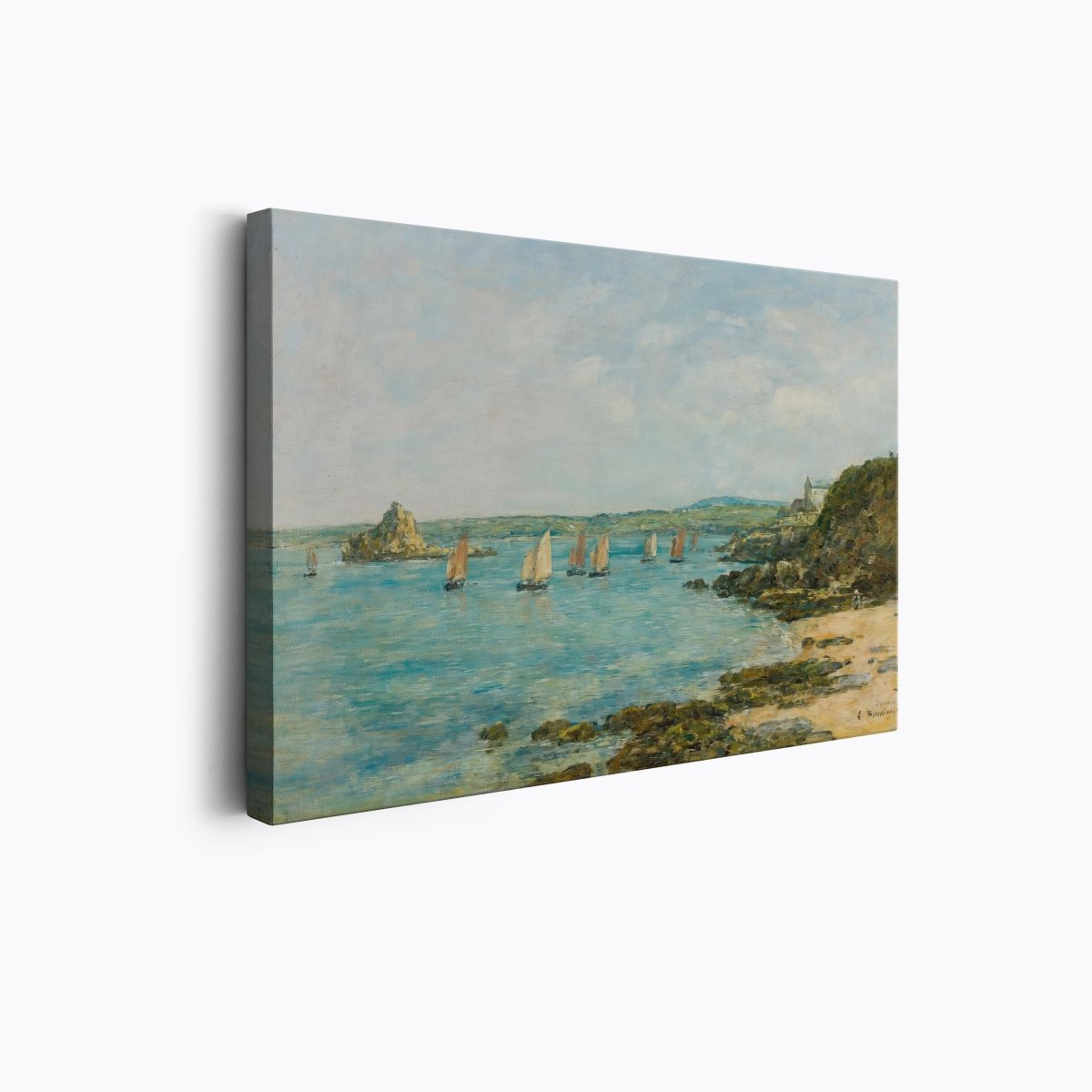 Shore of Douarnenez | Eugène Boudin | Ave Legato Art Prints