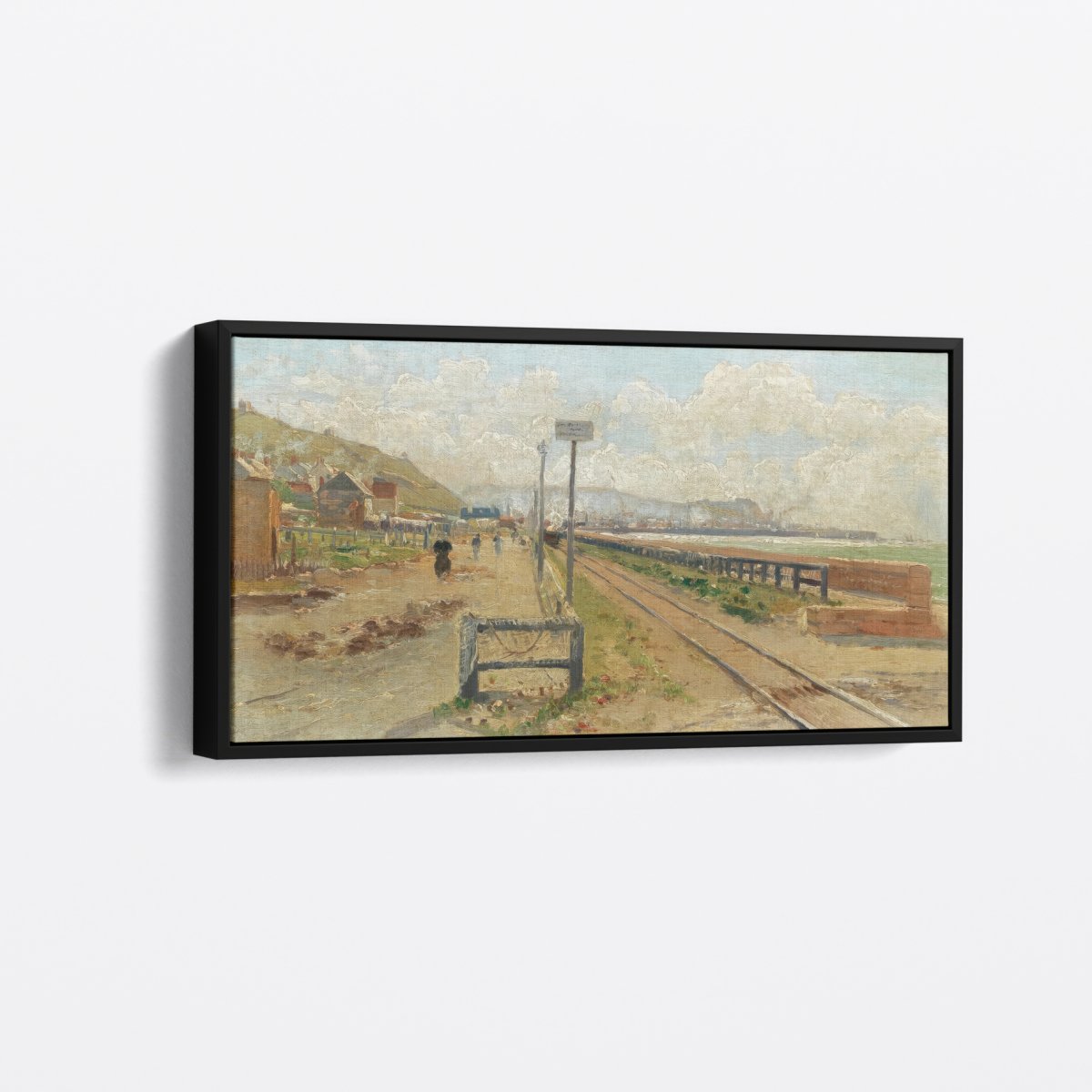 Shoreline Railway on Jersey | Theodor Von Hörmann | Ave Legato Art Prints