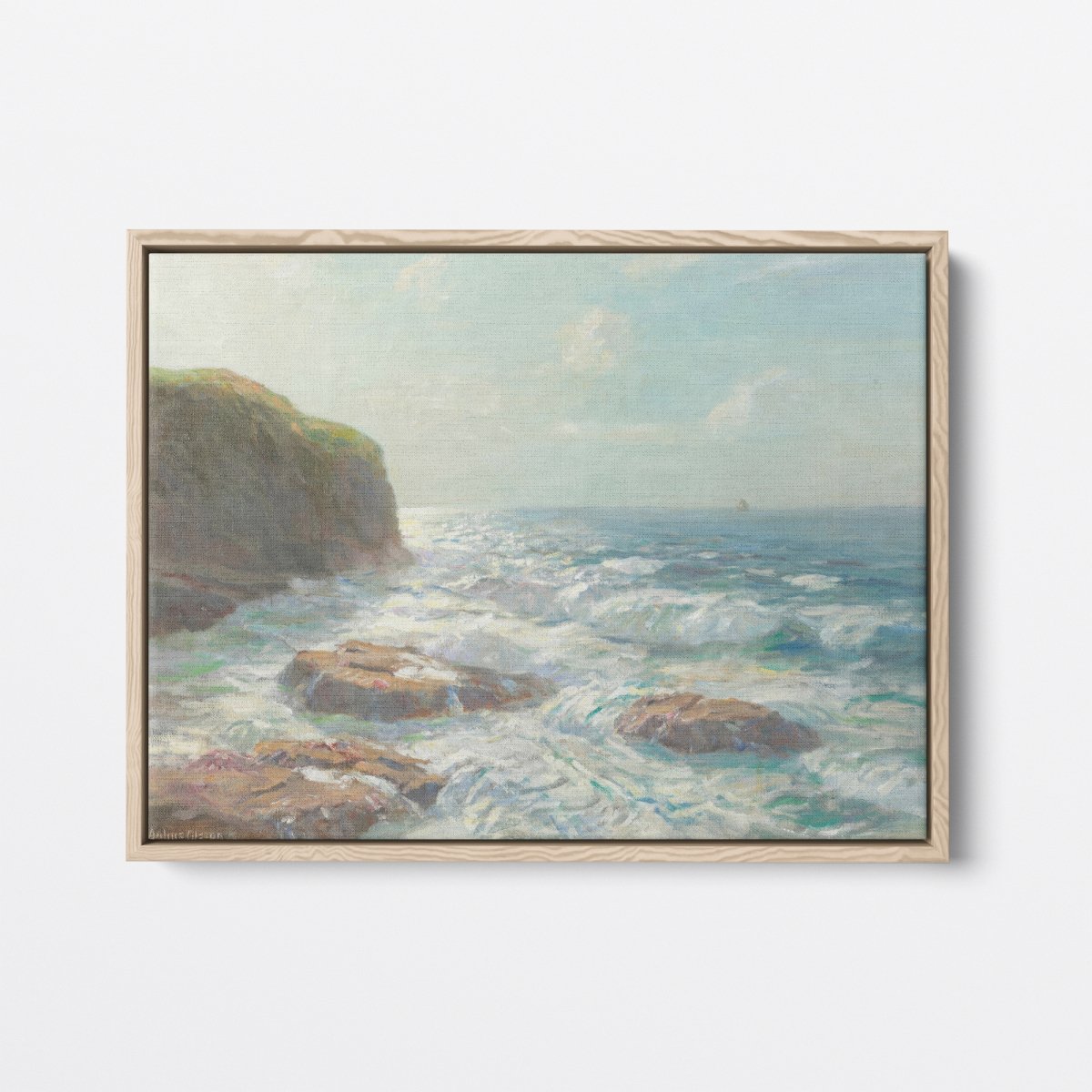 Silver Seas, Irish Coast | Albert Julius Olsson | Ave Legato Art Prints