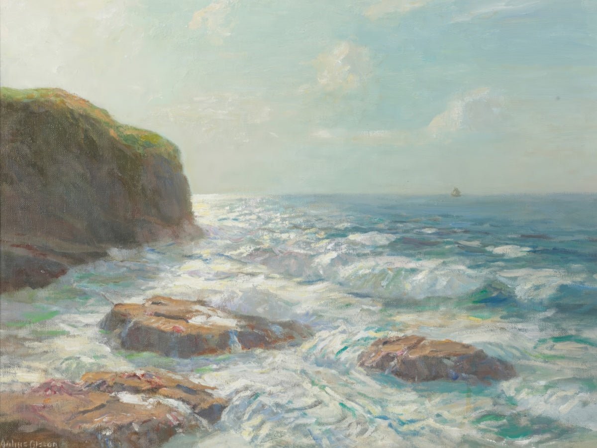 Silver Seas, Irish Coast | Albert Julius Olsson | Ave Legato Art Prints