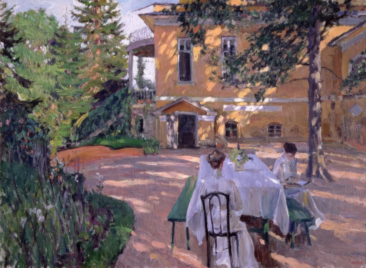 Sitting In Summer | Sergei Vinogradov | Ave Legato Art Prints