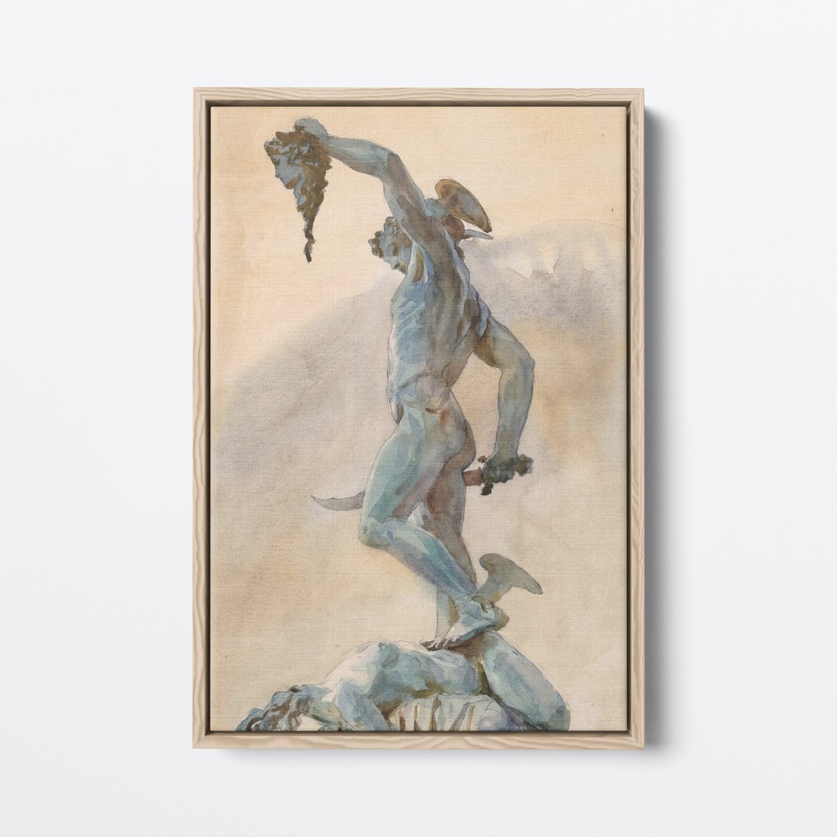 Sketch of Cellini's Perseus | John Sargent | Ave Legato Art Prints